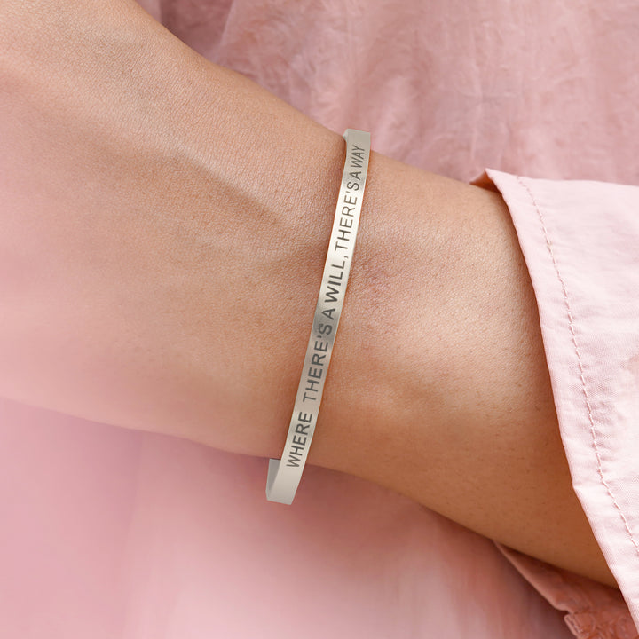 Where There's A Will, There's A Way Silver Mantra Band