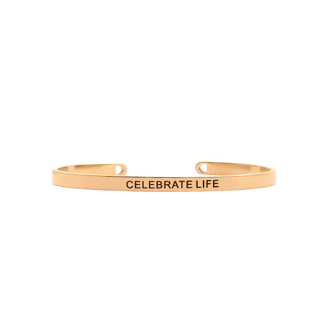 Glitz Rose Gold Love Triangle