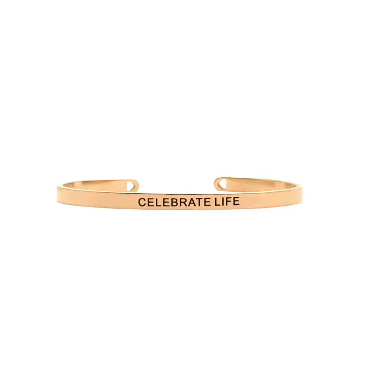 Glitz Rose Gold Love Triangle