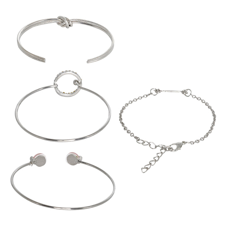 Apollo Silver Set of 4 Bracelets
