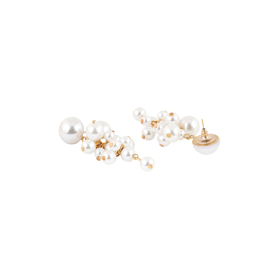Dixie Pearl Cluster Earrings