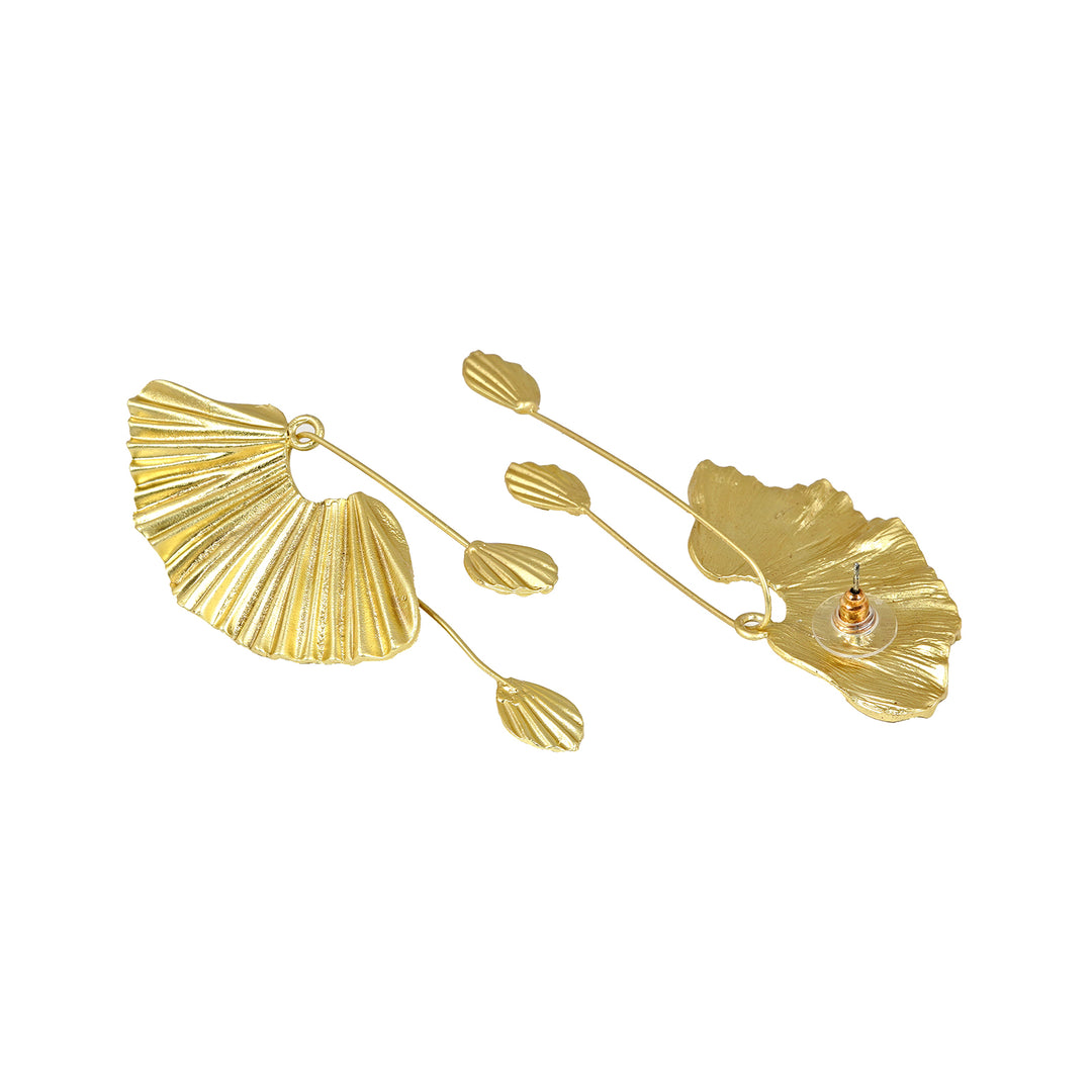 Gold Flair Drop Earring