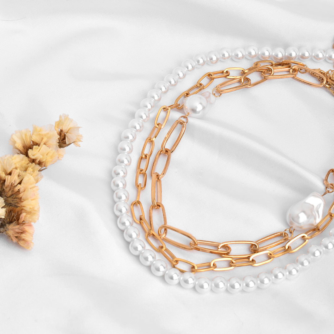 Triple Tallula Gold Layered Necklace