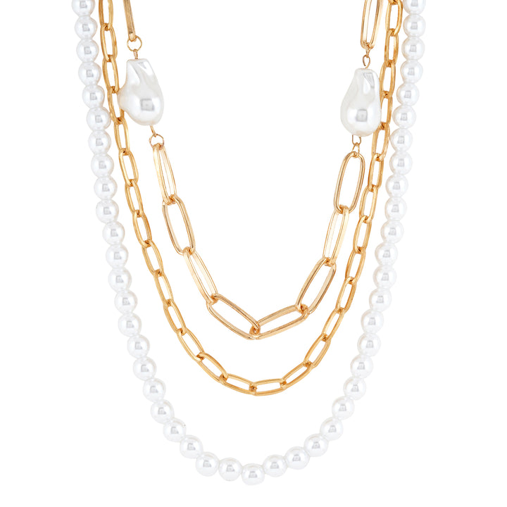 Triple Tallula Gold Layered Necklace