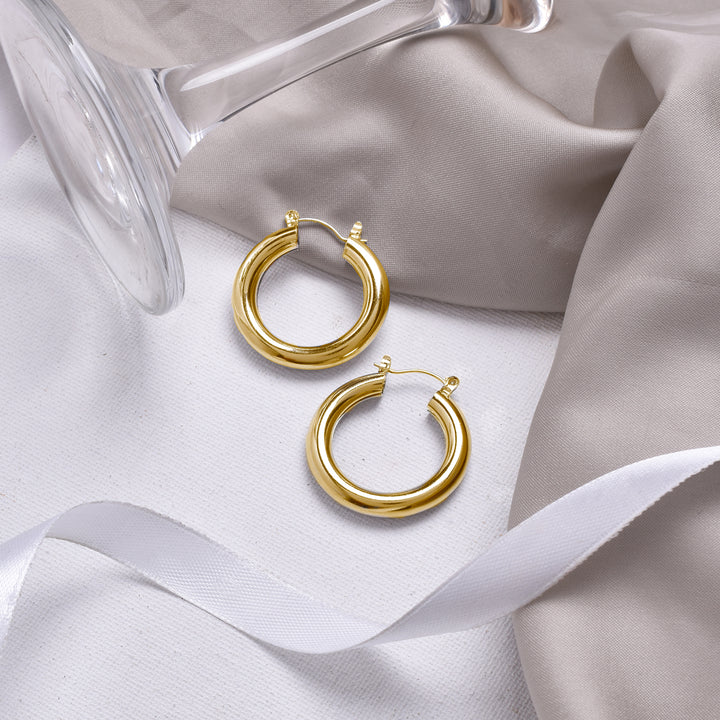 Ava Gold Hoops