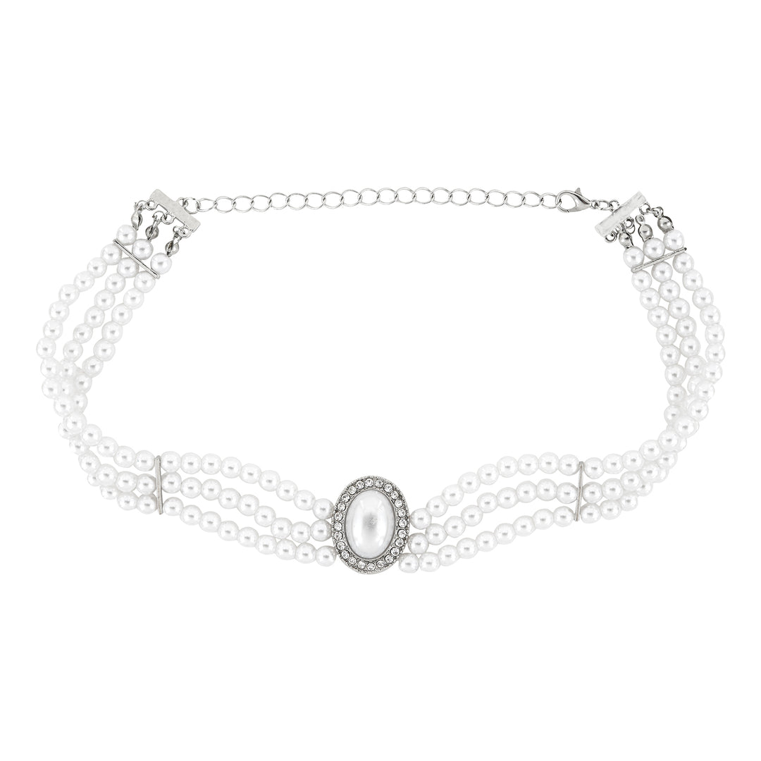 Riona Pearl Choker Necklace