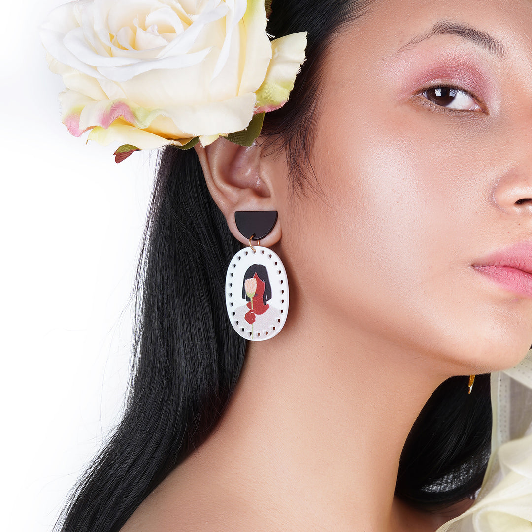 Gippy Graphic Girl Earrings