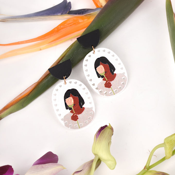 Gippy Graphic Girl Earrings