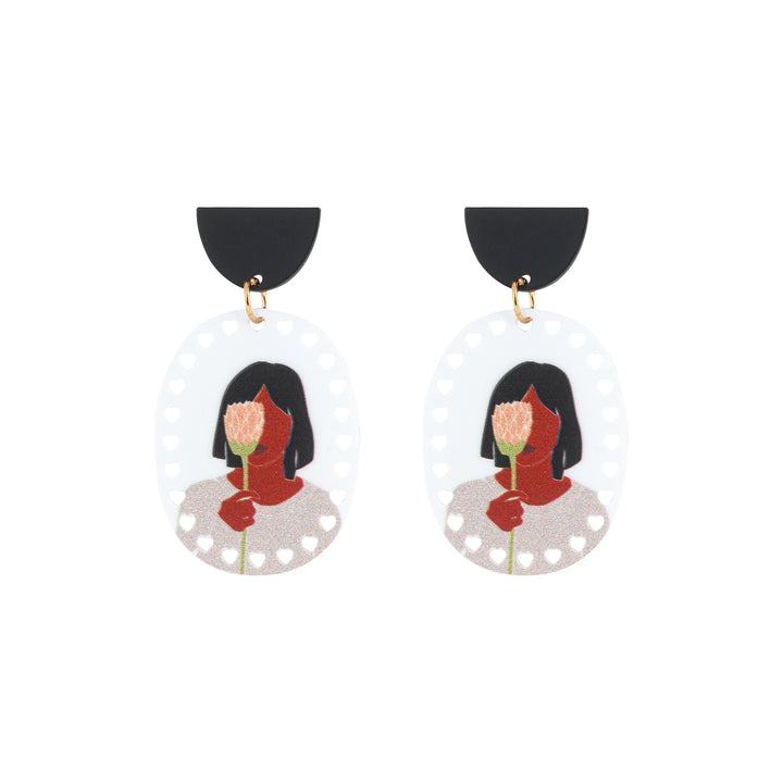 Gippy Graphic Girl Earrings