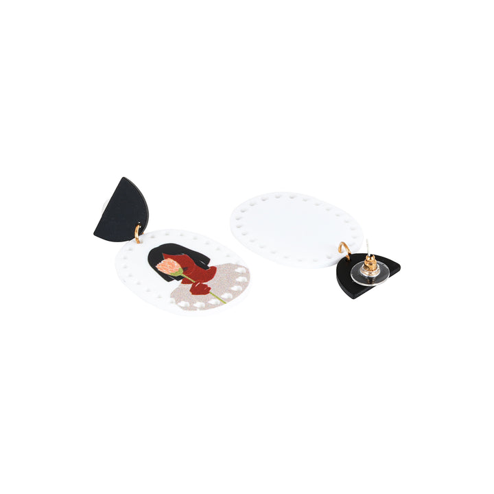 Gippy Graphic Girl Earrings