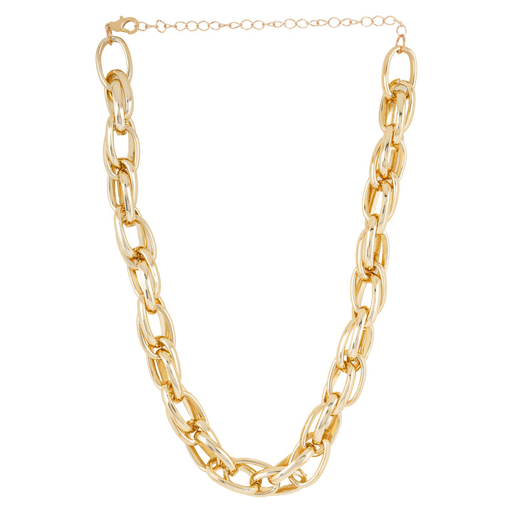 Anais Golden Twisted Chunky Necklace