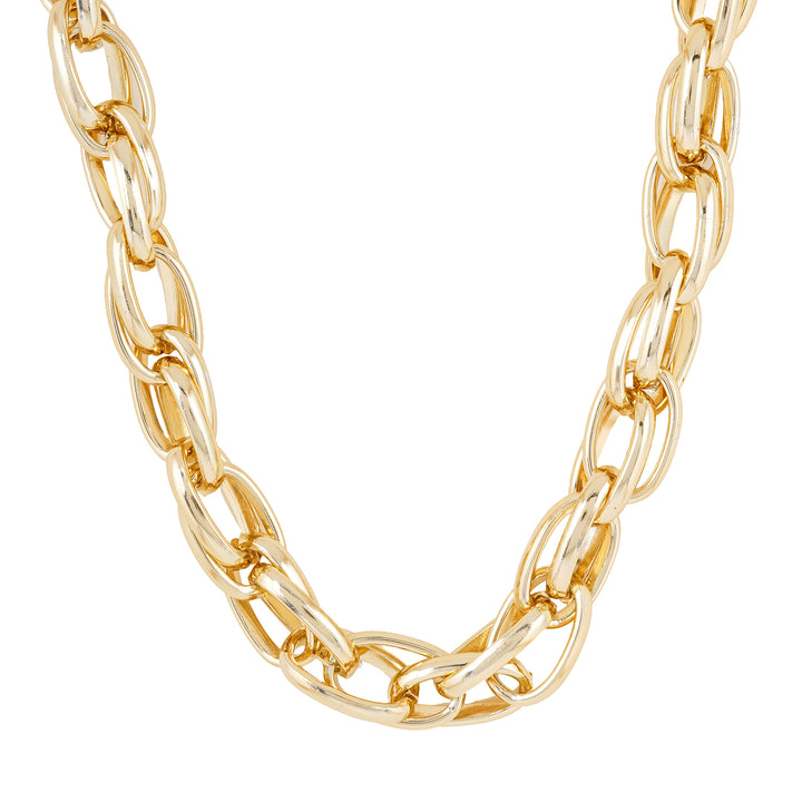 Anais Golden Twisted Chunky Necklace