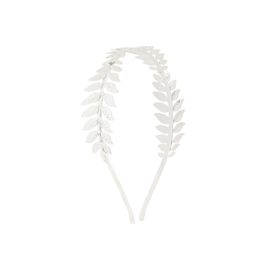 Greece Fern Silver Hair Band