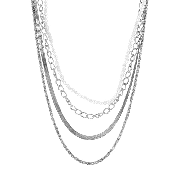 Maeve Silver Layered Necklace