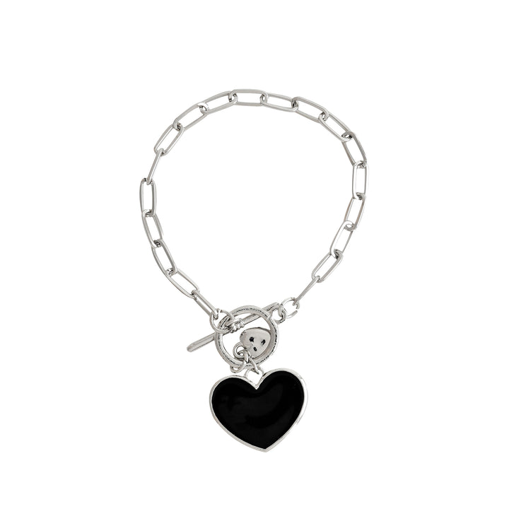 Rae Heart Silver Bracelet