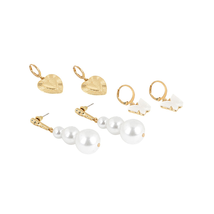 Wellyn Pearl And Charms Earring Set