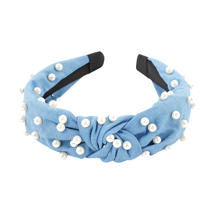 Gilly Pearl Blue Hairband
