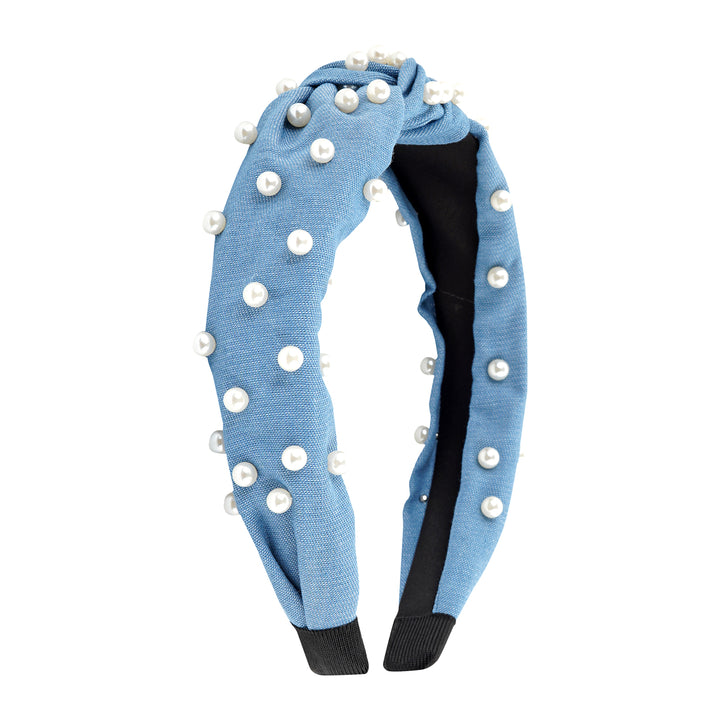 Gilly Pearl Blue Hairband