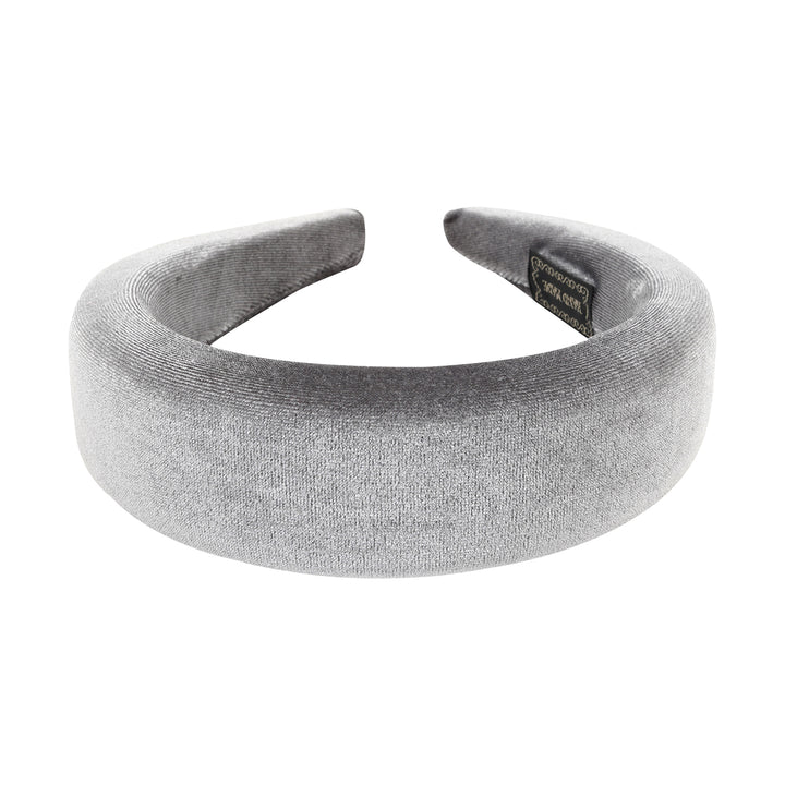 Vicky Velvet Graphite Grey Hairband