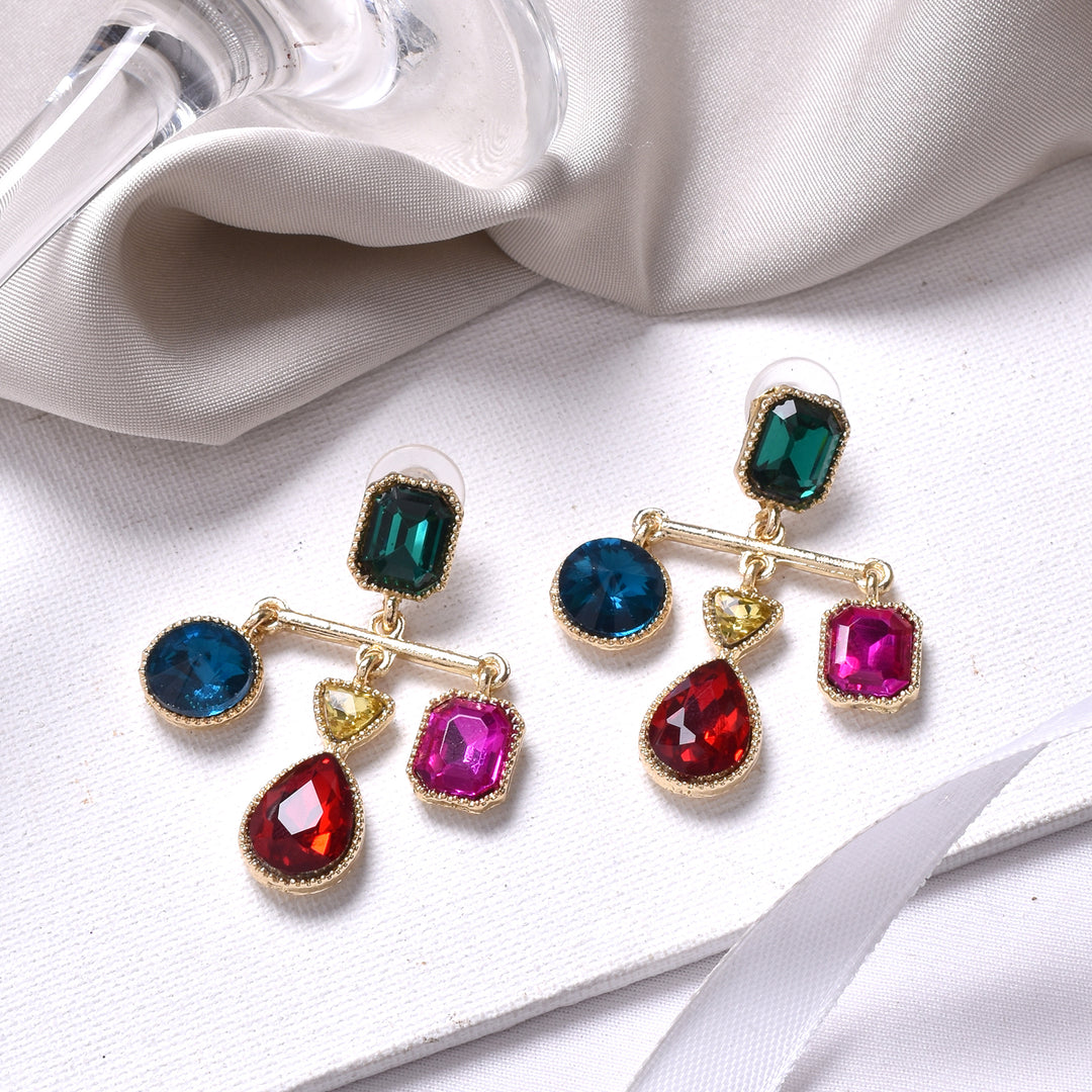 Nadine Multicolour Gem Earrings