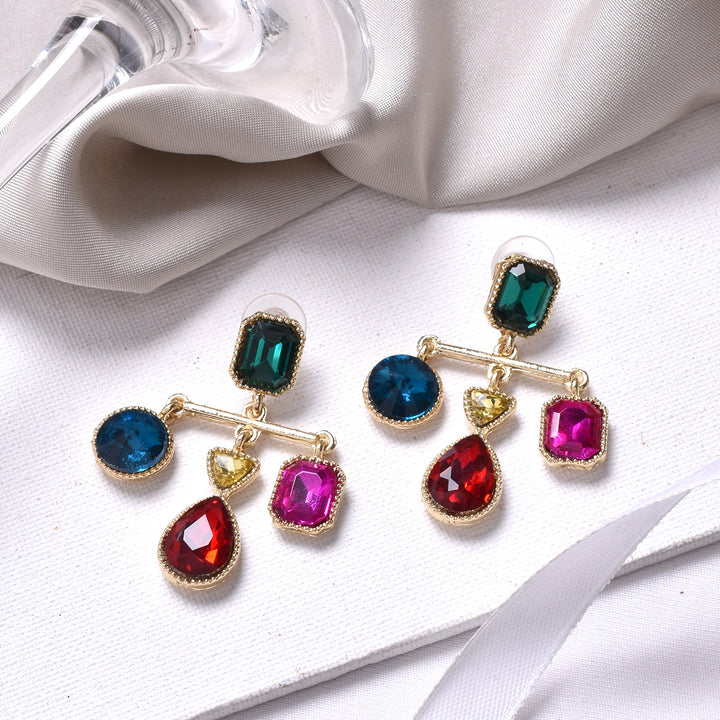Nadine Multicolour Gem Earrings