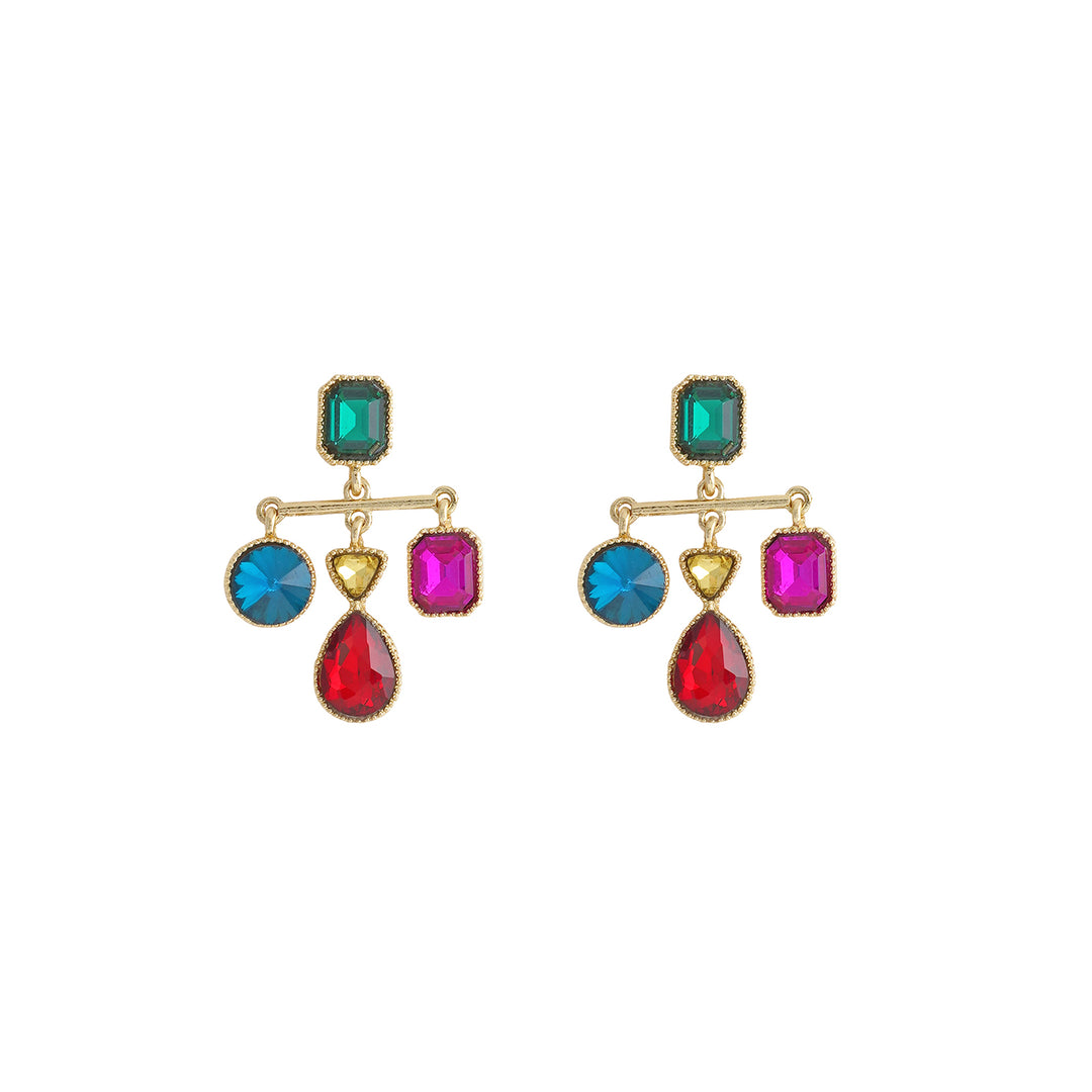 Nadine Multicolour Gem Earrings