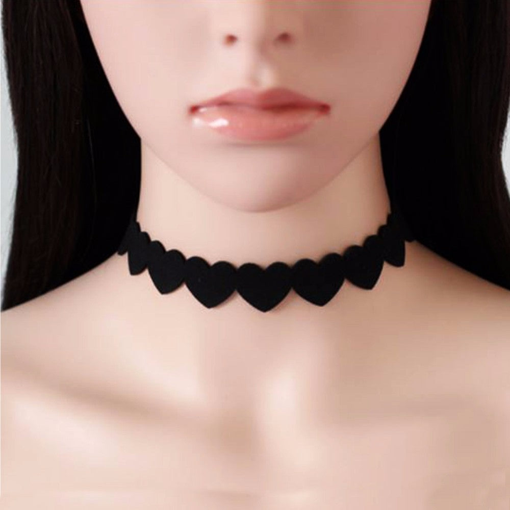 Black Heart Choker - Joker & Witch