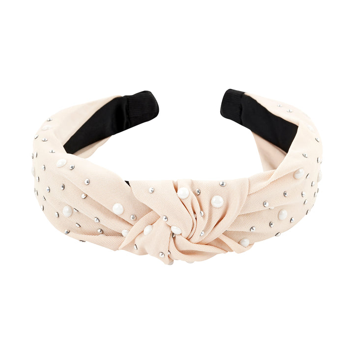 Ronnie Pearl Beige Hairband