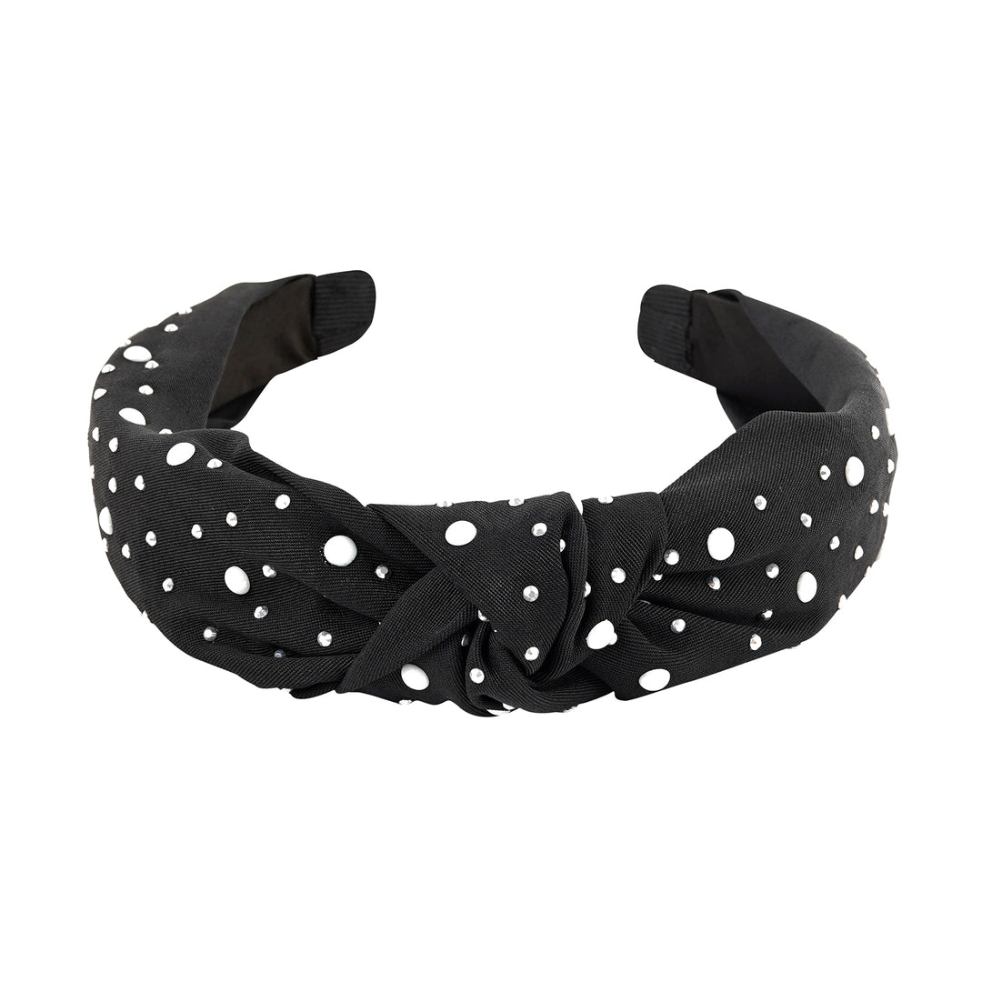 Ronnie Pearl Black Hairband