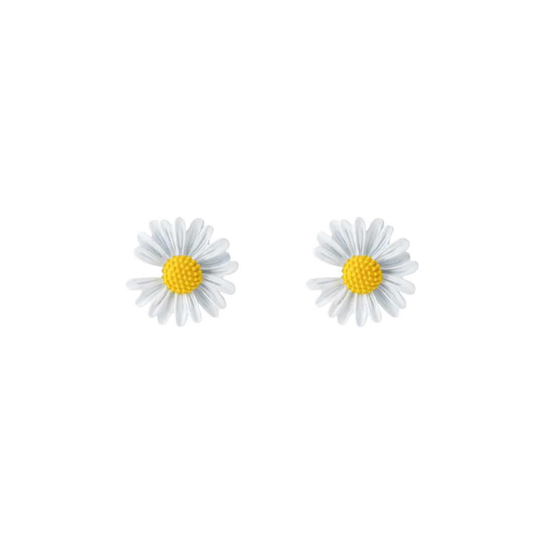 Merry Color Pop White Floral Earring