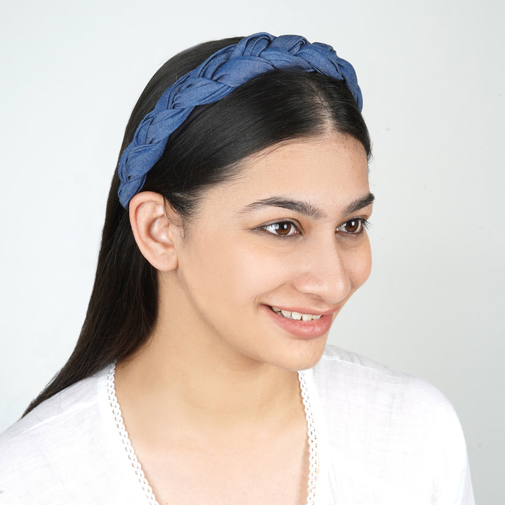 Lassie Braided Bubble Blue Hairband