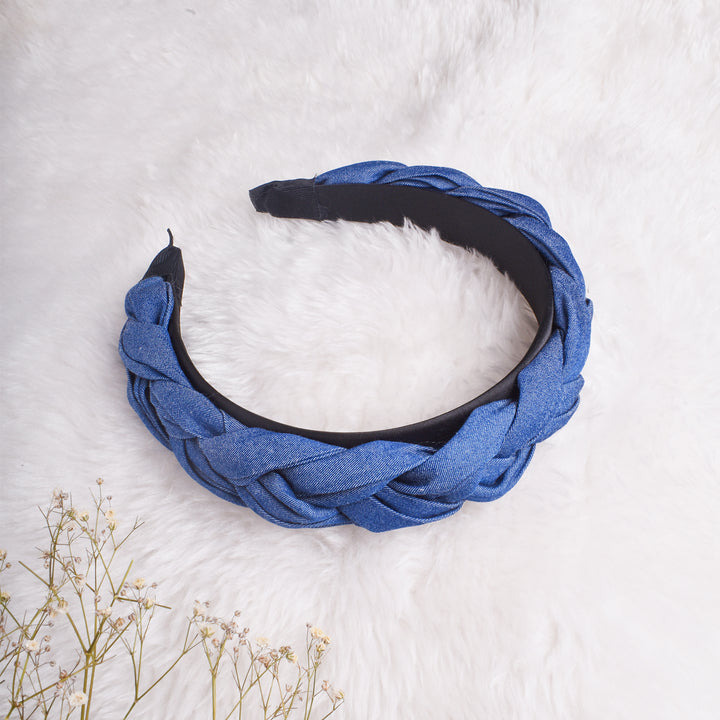 Lassie Braided Navy Blue Hairband