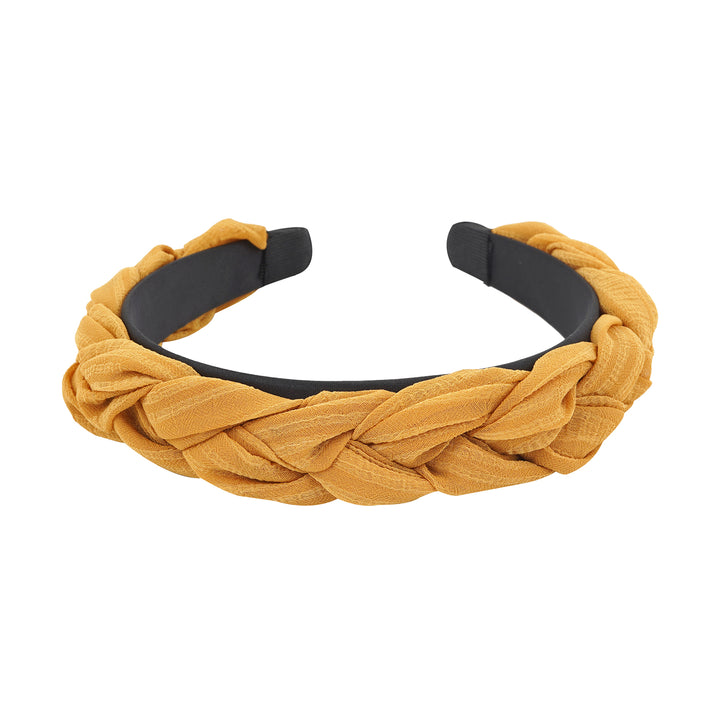 Lassie Braided Mustard Yellow Hairband