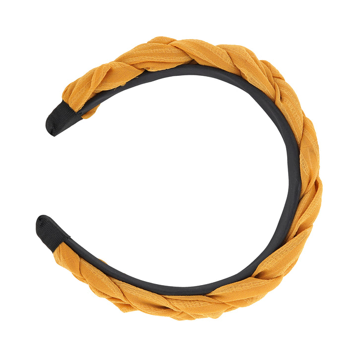 Lassie Braided Mustard Yellow Hairband