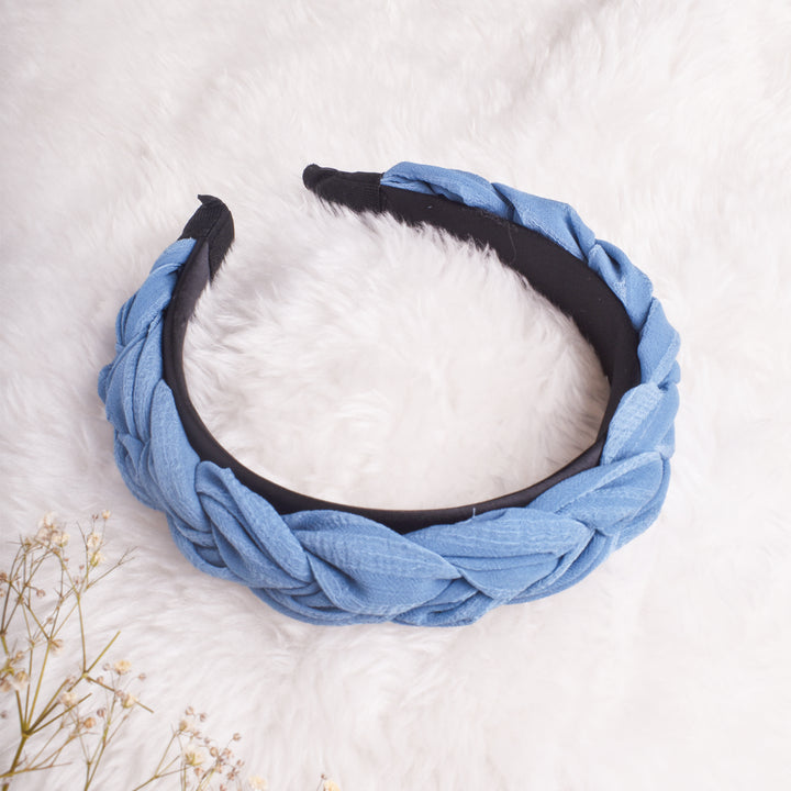 Lassie Braided Pale Blue Hairband