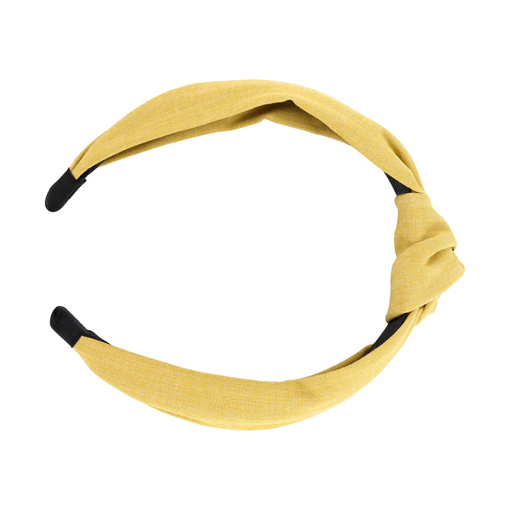 Flynn Dusty Yellow Turban Knot Hairband