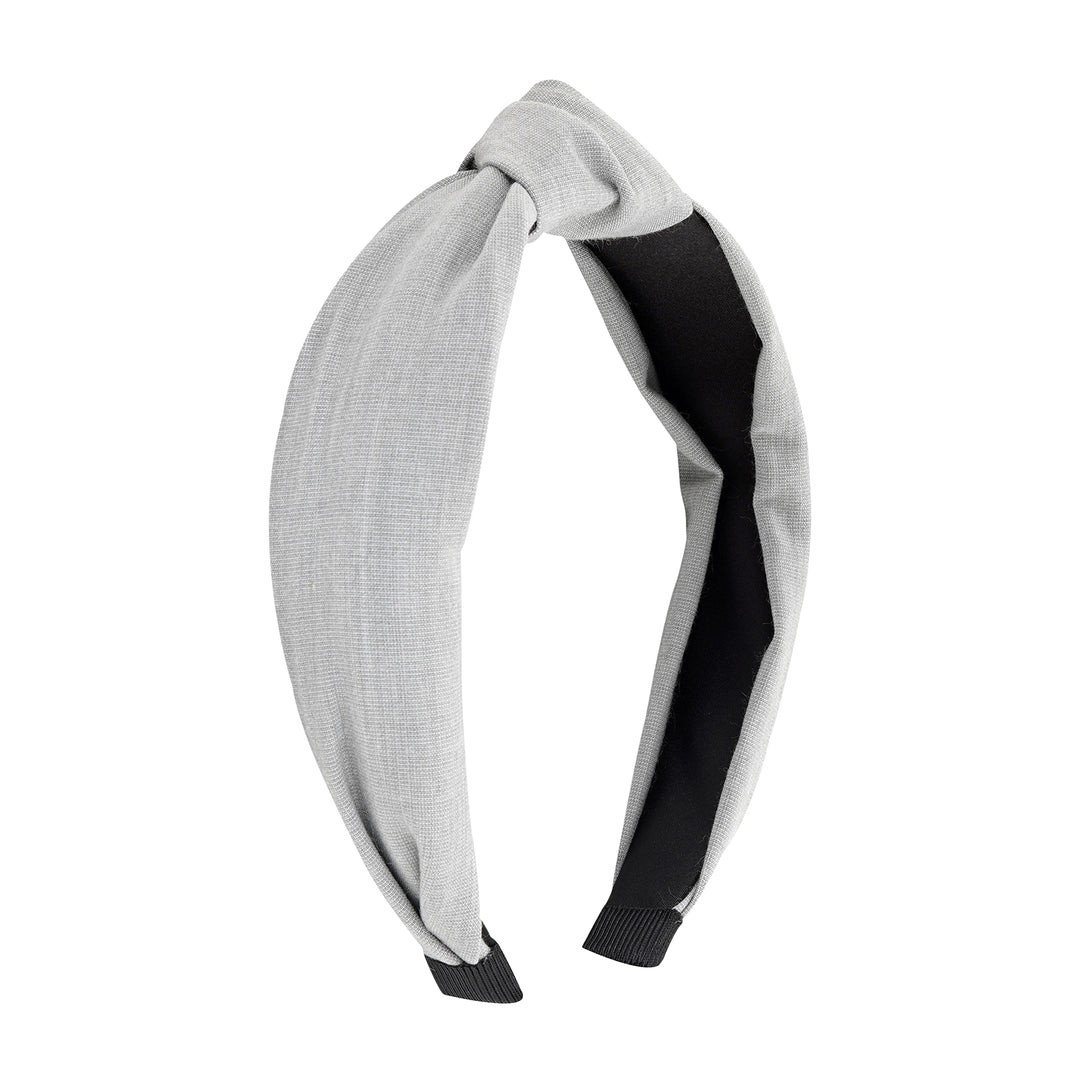 Flynn Cement Grey Turban Knot Hairband
