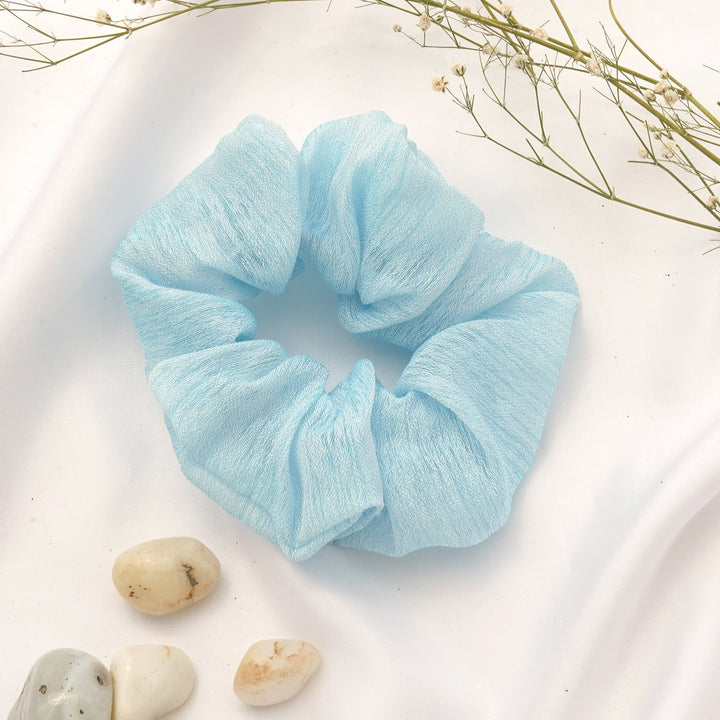 Cybele Sky Blue Scrunchie