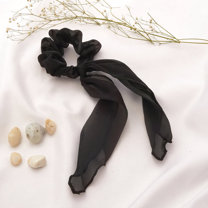 Esme Black Scrunchie