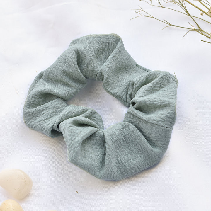 Brair Green Scrunchie