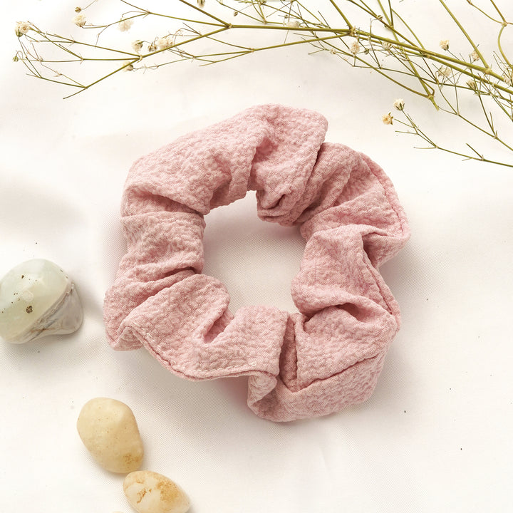 Brair Pastel Pink Scrunchie