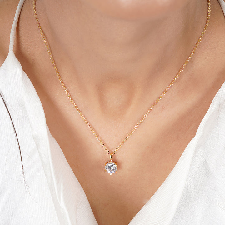 Zelda Gold Rhinestone Necklace