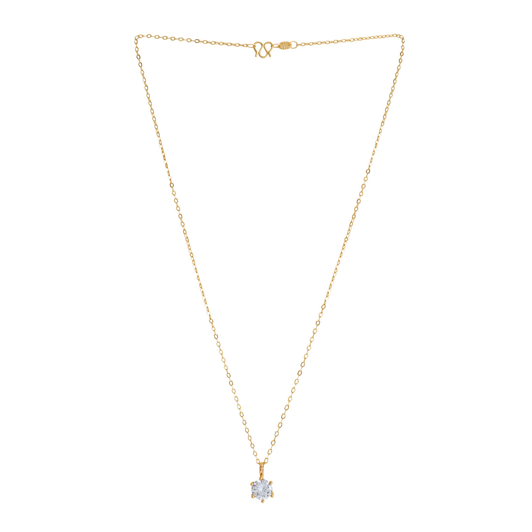 Zelda Gold Rhinestone Necklace