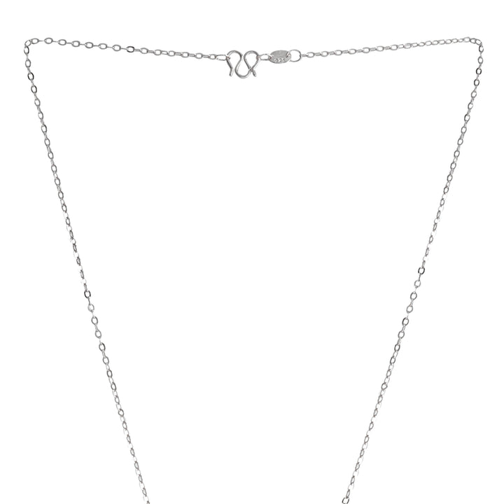 Etta Drop in a Heart Silver Necklace