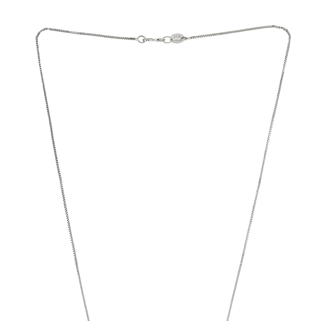 Glynn Annular Silver Necklace