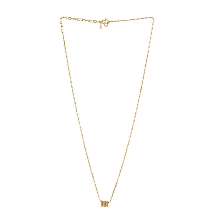 Auburn Barrel Gold Necklace