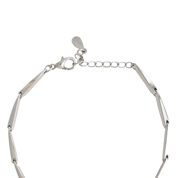 Raven Heart Silver Bracelet