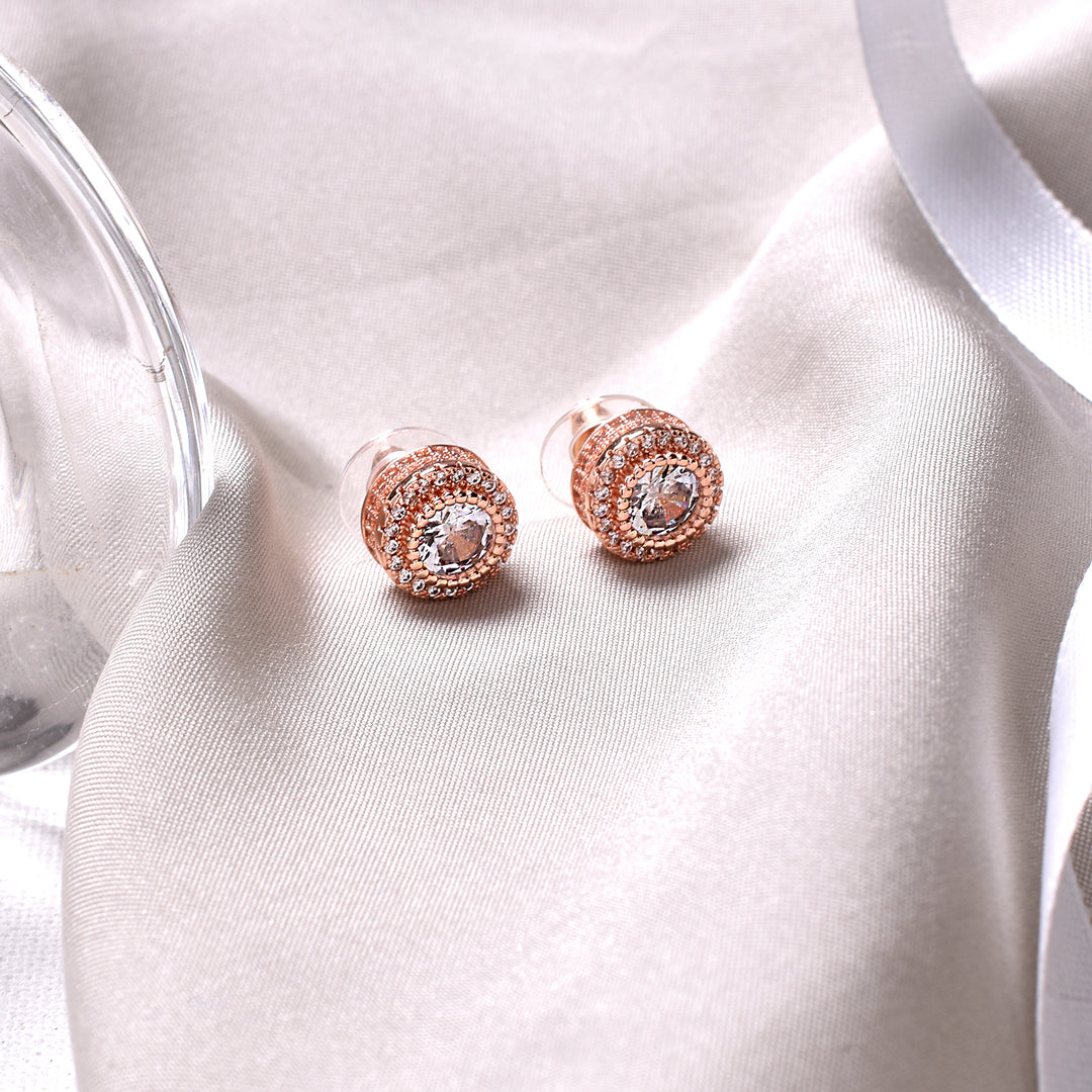 Shea Stellar Rosegold Studs