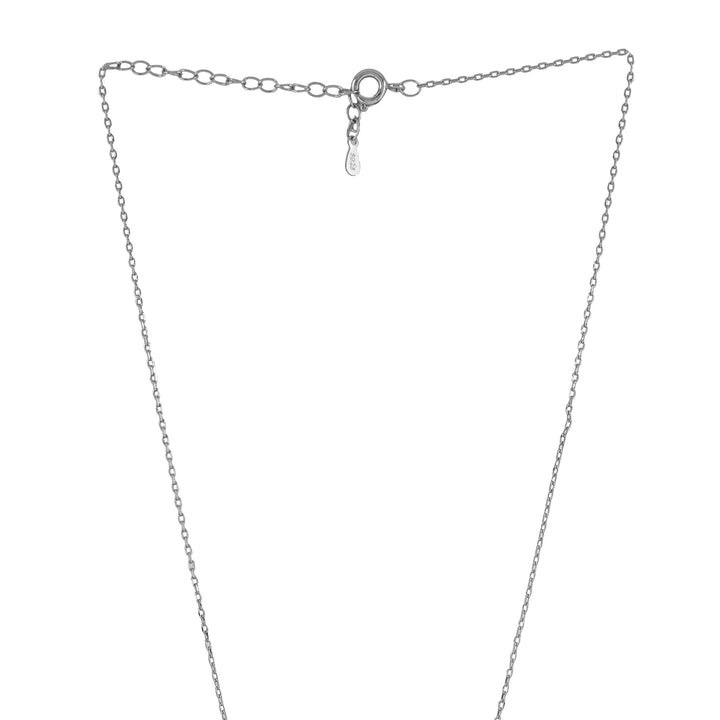 Kriss Kross Silver Necklace