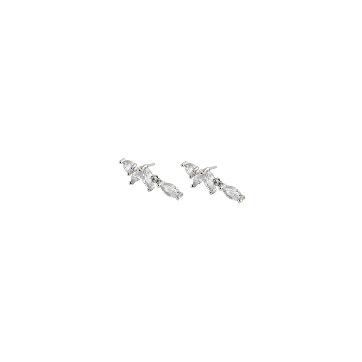 Lost in Leaf Silver Earring